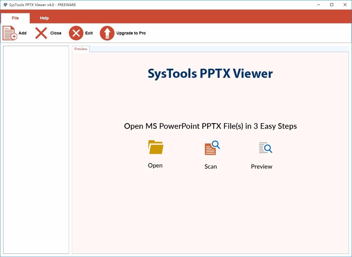 SysTools PPTX Viewer,PPTX文件查看,文件查看