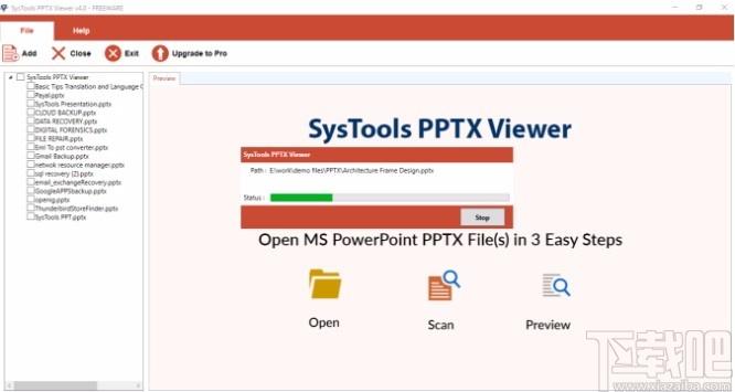 SysTools PPTX Viewer,PPTX文件查看,文件查看